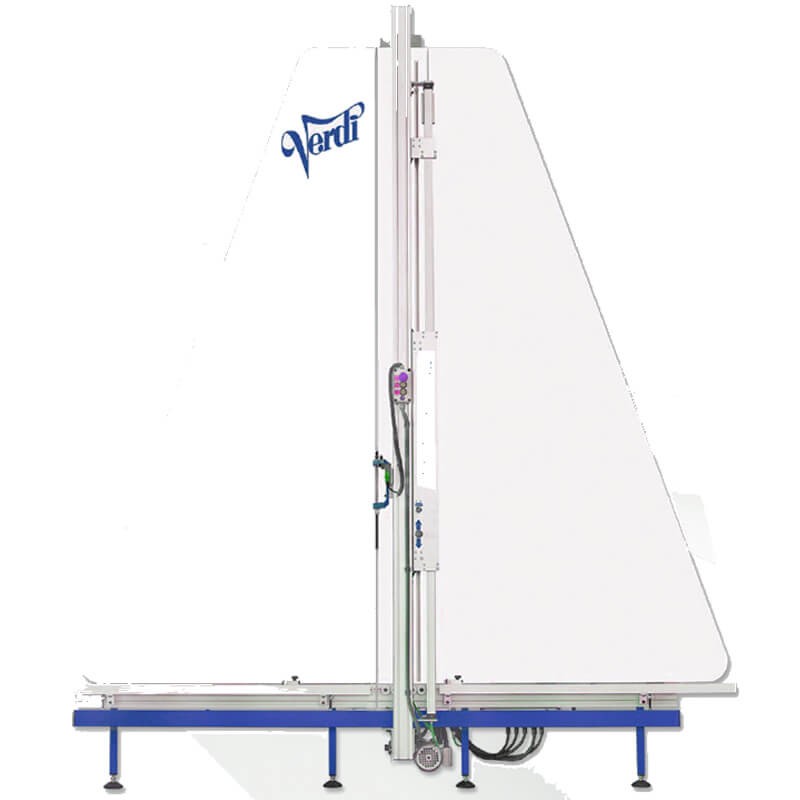 CORTADORA ELECTRICA VERTICAL VERDI TWIN. Con disco y con cuchilla. Con aspirador